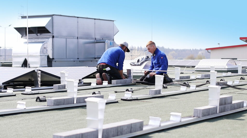 Montage durch Wirsol Roof Solutions